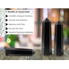 Amazing Gemstone Black Agate Crystal Towers, Natural Healing Crystal Point