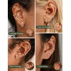 Chriscoco 11 Paare Chirurgenstahl Ohrringe Gold Damen Helix Piercings Piercing