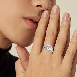 Lattd Viking Compass Ring 925 Sterling Silver Size 11 Norse Viking Rune Signet Rings Nordic Jewelry for Men