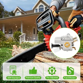 Carburetor for Stihl Chainsaw MS291 MS261 MS271C Replace# C1Q-S252 1143 120 0616, with Air Filter Tune Up Kit