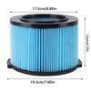 Replacement Vacuum Filter Silicone High Efficiency Particulate Air Filter for