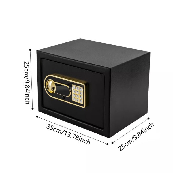 Unbranded Large Safety?Steel Fireproof Safe Box Digital Keypad Lock for
