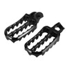 NICECNC Black Motorcycle Wide Foot Pegs Footrest Compatible with KTM