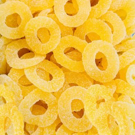 FirstChoiceCandy Gummy Fruit Candy (Pineapple Rings, 2 Pound (Pack of 1))