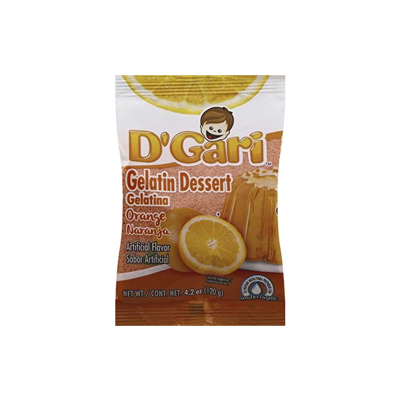 D GARI Gelatin Mix Regular Sugar Level Plastic Bag, 735257013151,
