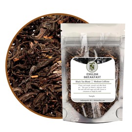 Nelson's Tea English Breakfast - Herbal Black Loose Leaf Tea, Curated Blend with Flowery Orange Pekoe Black Tea - Perfect for Breakfast or a Refreshing Flavored Tea (Sample)