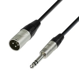 Adam Hall Cables 4 STAR BMV 0500 Balanced Cable REAN XLR Male to TRS Jack 5m