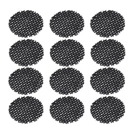 Gardenreet Aluminum Hexagonal Louver Lens for MR16 Bulb - Low Voltage Landscape Lighting Spotlight, Well Light, Down Light - Reducing Brightness and Side Glare (12 Pack)