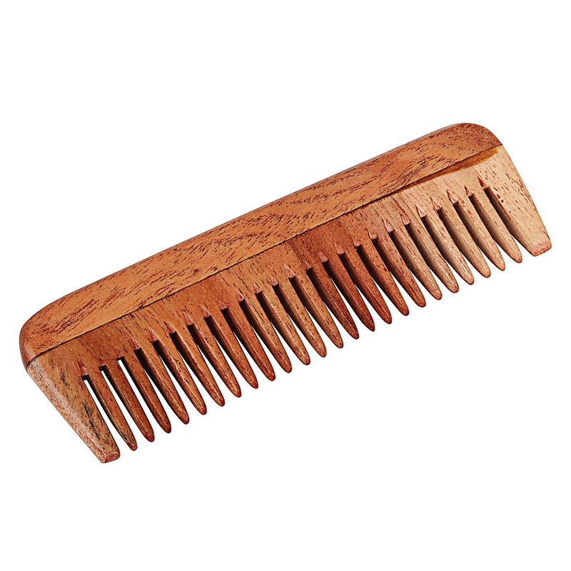 SVATV N-5 Neem Wood Comb Handmade 4 x 1 inch