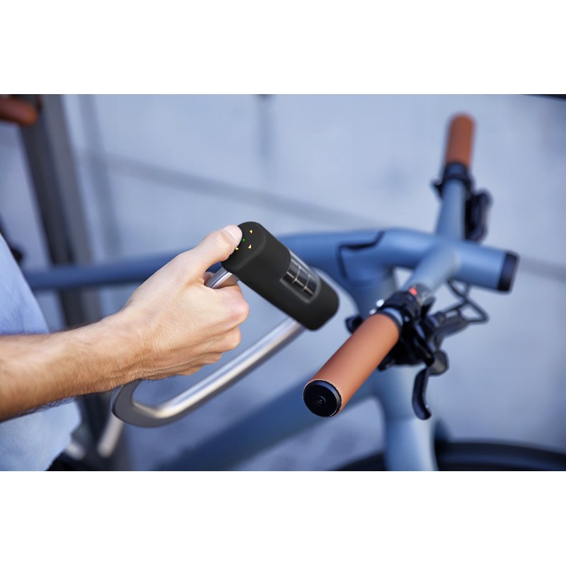 Lattis Ellipse Keyless Smart Bike Lock with Theft Detection, Charcoal