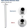 NearMoon Ceiling Mounted Shower Arm With Flange, Universal Connection 1/2