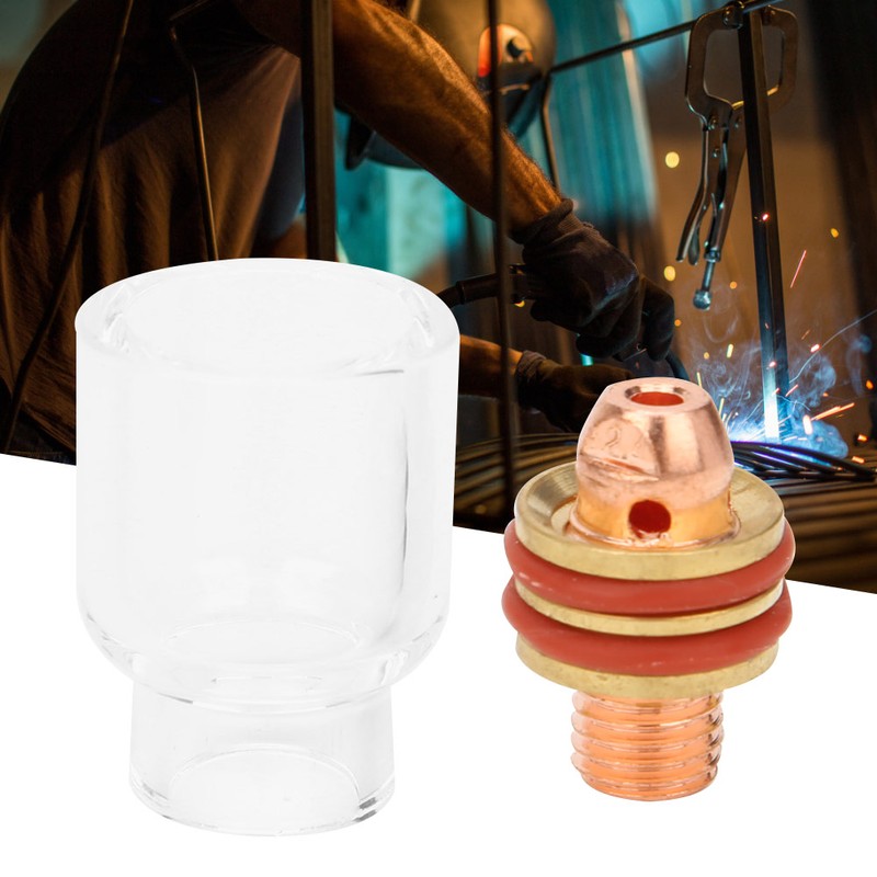 TIG-9/20 Welding Torch Gas Lens Collet Glass Cup Kit for