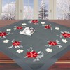 Ernst Schäfer Christmas Star Embroidery Kit, Tablecloth Set, Pre-Drawn for