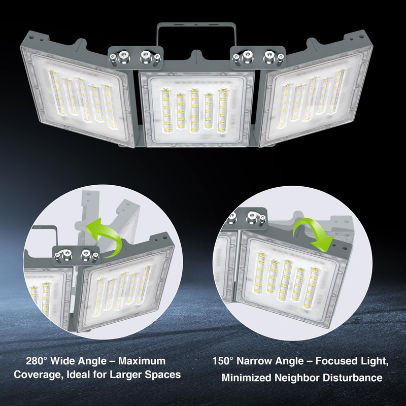 STASUN 300W LED Flood Light, Mini Series Outdoor Floodlight, 30000LM