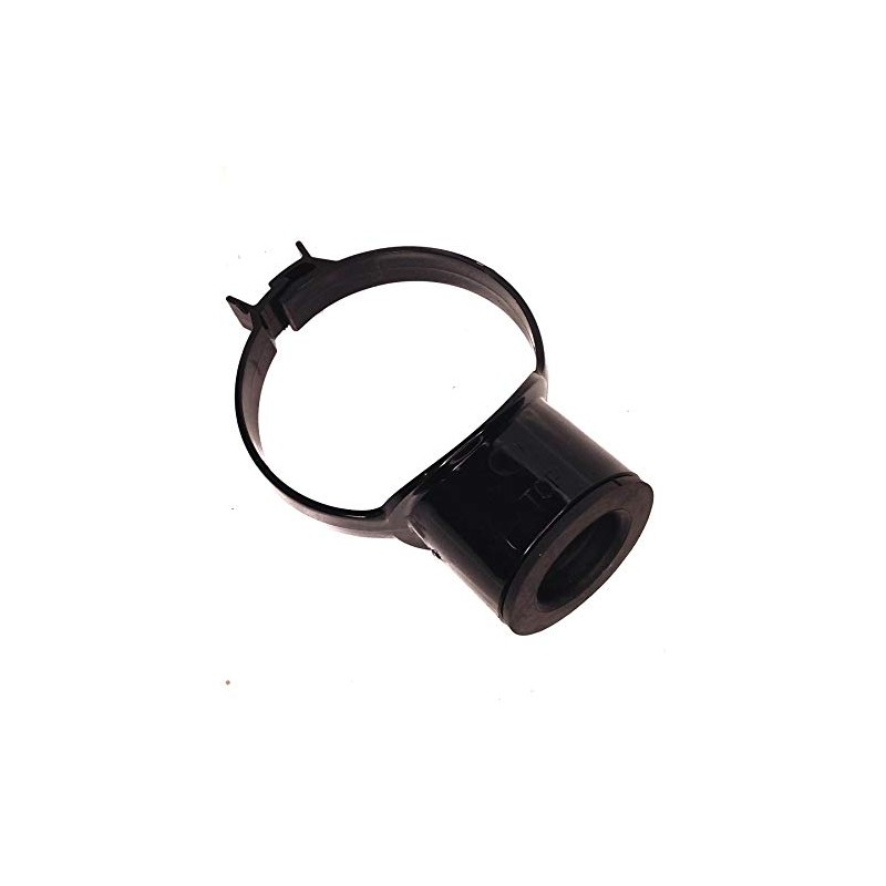 Floplast Soil Pipe Black Strap Boss with 32mm Rubber Boss