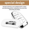Creative Logo Key Fob Cover Case, Compatible with Dodge Durango,