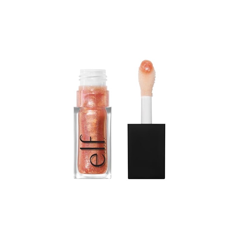 e.l.f. Glow Reviver Plumping Lip Oil Apricot Feelings - peach