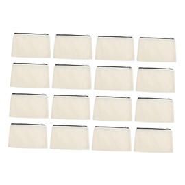 Healvian 12pcs DIY Heat Transfer Makeup Storage Bags Portable Sublimation Blank Cosmetic Bags for Travel Patterns Durable Compact Design for Organizing Makeup Essentials