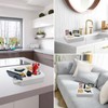 Couch Cup Holder Tray, Silicone Sofa Couch Caddy for Bed