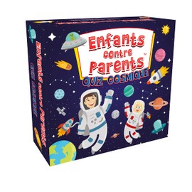 Board Game Quiz Sure Le Cosmos Educational Game Family Board Game for Children and Adults, Card Game | Children Against Parents Quiz Cosmetic | 54 Cards | 162 Questions | from 6 Years