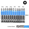 Saipor 12-Piece Magnetic Phillips Pozidriv Screwdriver Bit Set PH/PZ Bits