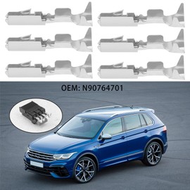 ECSiNG 50pcs Micro Timer Crimp Contact N90764701 Compatible with VW Wiring Crimp Repair Terminals Pins 0.50 mm² - 0.75 mm² Model 33-0177