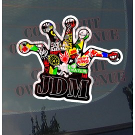 OwnTheAvenueTM JDM CROWN Sticker Bombing Decal Vinyl Drifting Race Dope Joker Low (OTACrwnBomz)