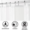 iDesign Waterproof Shower Curtain 12 Metal Grommets-72 x 72"-Set of