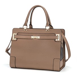 Fashion Pet Carrier Dog Cat Carrier Purse Soft-Sided Leather Handbag Pet Tote Bag for Small Dogs Puppy and Cats TSA Airline Approved (Khaki)