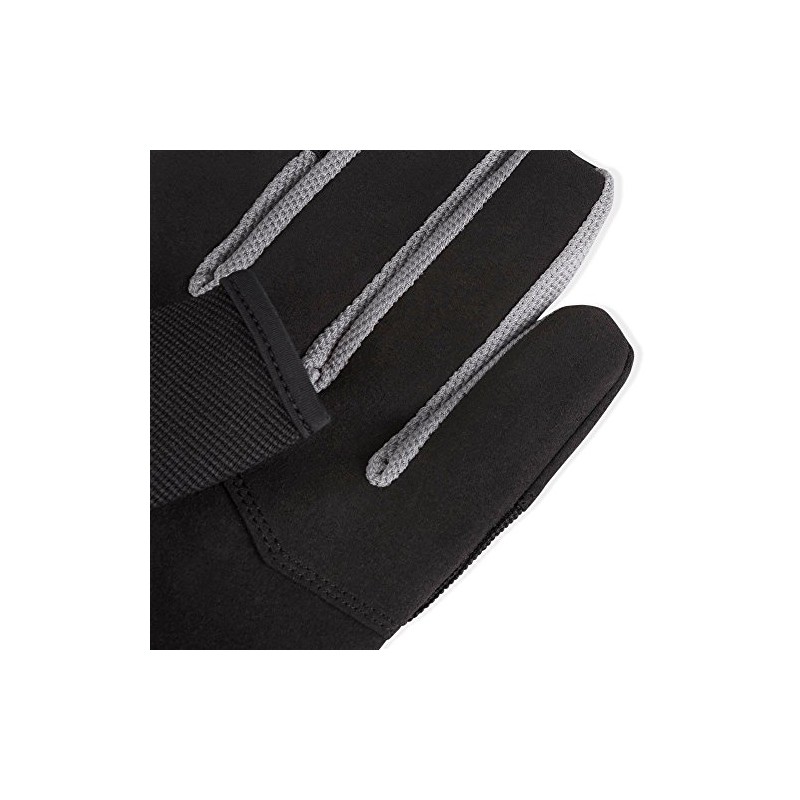 Musto 2018 Essential Sailing Long Finger Gloves in Black -