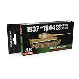 AK Real Colors Set RCS122 1937-1944 Panzer Colors (6x17ml)