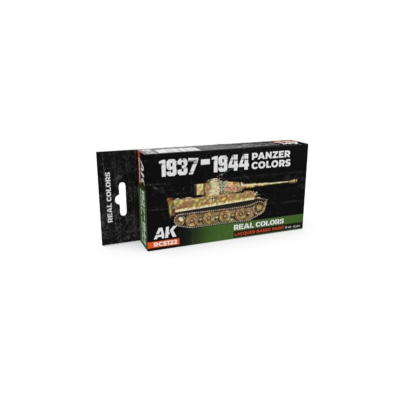 AK Real Colors Set RCS122 1937-1944 Panzer Colors (6x17ml)