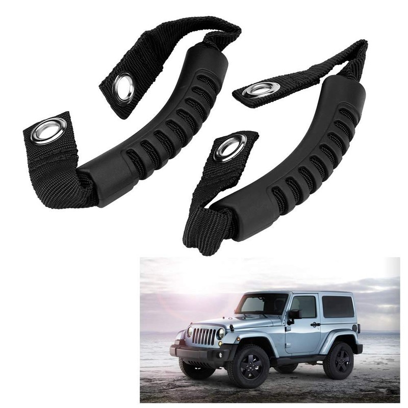 Grab Handle,2Pcs Car Rear Seat Back Headrest Grab Handle Grip