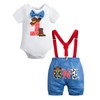 Yruiz Baby Boy Western Cowboy Theme 1st Birthday Outfit Romper