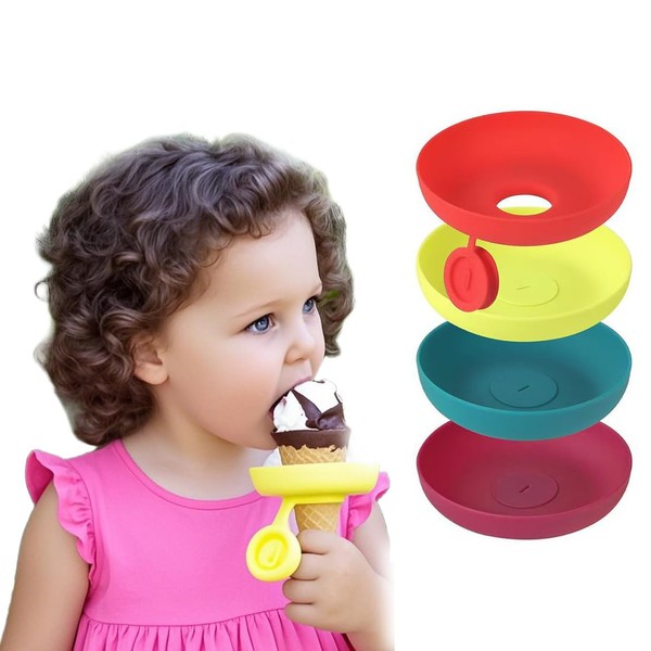 VEOIRXU Pack of 4 Ice Lolly Holders for Children with