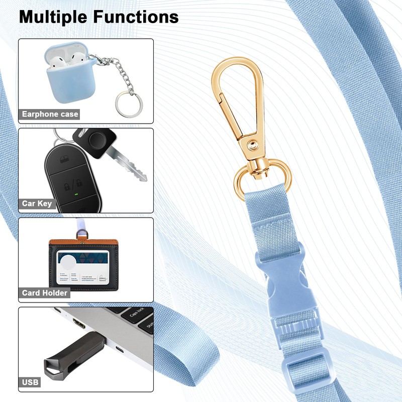 UKON Crossbody Phone Lanyard Strap with Patch Detachable and Adjustable