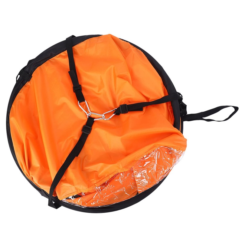 Wanjorlay Downwind Wind Sail Kit 42 inches Kayak Canoe Accessories,