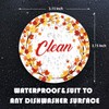 Dishwasher Magnet,Clean Dirty Sign Indicator- Double Sided Magnet with Magnetic