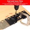 GOINGMAKE Shelf Pin Jig 1/4 Inch Aluminum Alloy Shelf Pin