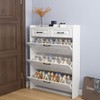 AIXITONG 1 Pair Shoe Cabinet Shelf Home Plastic Hollowed Two