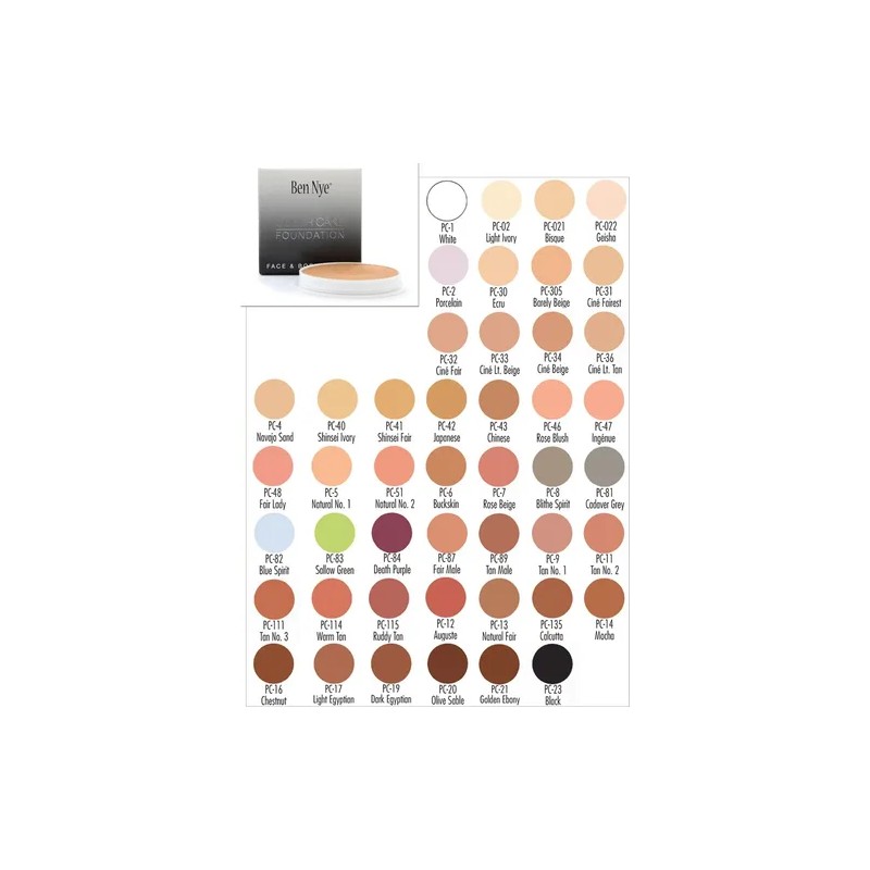 Ben Nye Color Cake Foundation (maquillaje En Polvo Compacto)
