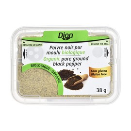 Organic pure ground black pepper
