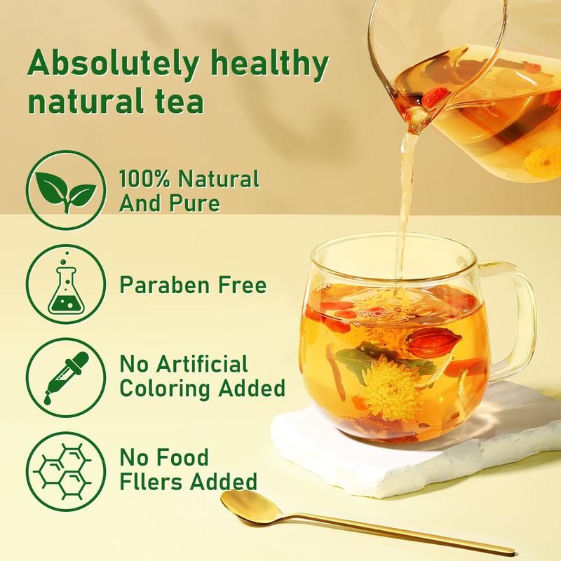 Jonider: Dandelion Wolfberry Tea - Natural Blend of 6 Herbs