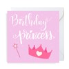 Second Ave Pink Princess Baby Children's Square Card For Girl