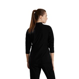 BARCO One Women's 4 Pocket Banded Collar Zip Up Venture Warm Up Black X-Small