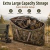 FUNHORUN Extra Large Camo Scent Proof Hunting Bag, 50x26" Waterproof