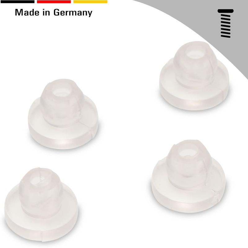 8 Glass Covers for Table Transparent PVC Stop Buffer Protection