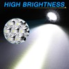 Flush Mount LED Pods, ACEC SHOP 2PCS 42W 5Inch Round