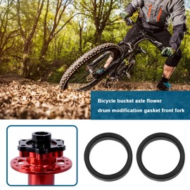 SG Store 1 Set Bicycle Boost Hub Conversion Adapter for Front and Rear with Bicycle Hub Washers Screws Replacement Front Wheel Booster Hub Adapter Made of Aluminium Alloy