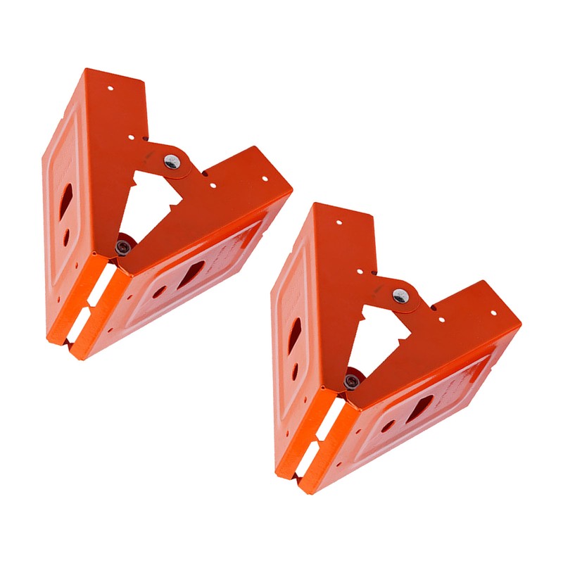 2PCS Saw Horse Bracket Cold Rolled Steel Mechanical Sawhorse Brackets